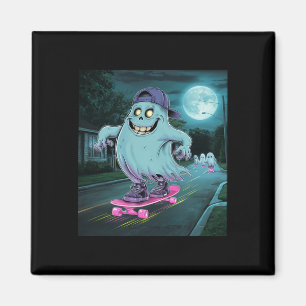 Imán Skateboarding Ghost Summerween Sólo Esperando Ha