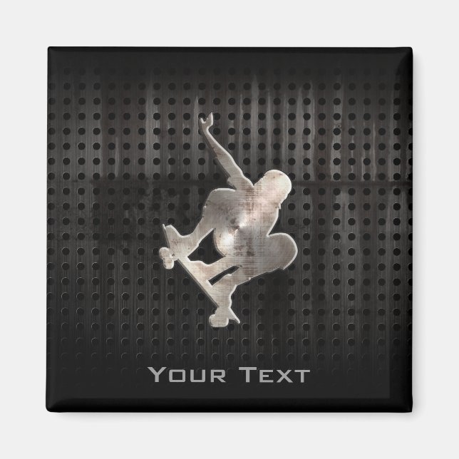 Imán Skateboarding; Guay Black (Frente)