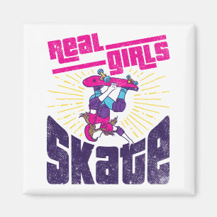 Imán Skateboarding Real Chica Skate