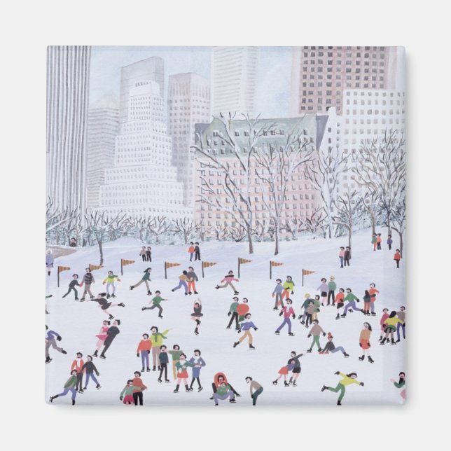 Imán Skating Rink Central Park Nueva York 1994 (Frente)