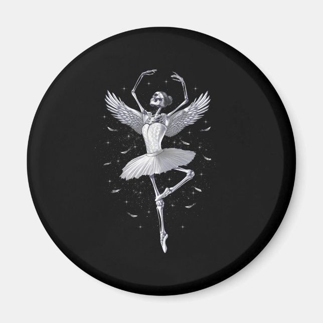 Imán Skeleton Ballerina (Frente)
