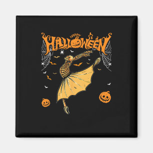 Imán Skeleton Ballerinas Ballet Dance Cute Halloween Co