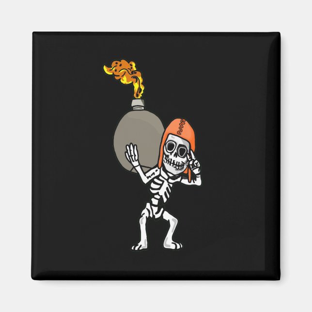 Imán Skeleton Bomber (Frente)