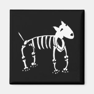 Imán Skeleton Bull Terrier Dog