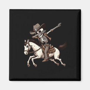 Imán Skeleton Cowboy Halloween Disstume niños Hombres D