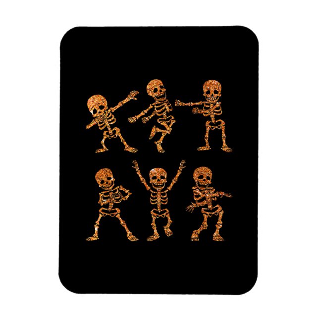Imán Skeleton Dabbing Skeletons Dance Gift (Vertical)
