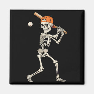 Imán Skeleton Dad Groovy Dada Halloween