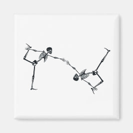 Imán Skeleton Dancing Halloween Magnet