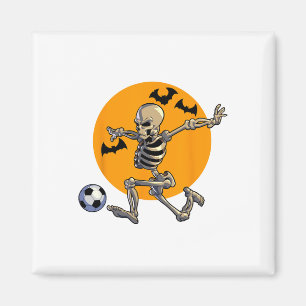 Imán Skeleton de fútbol Halloween Hombres Jugador de fú