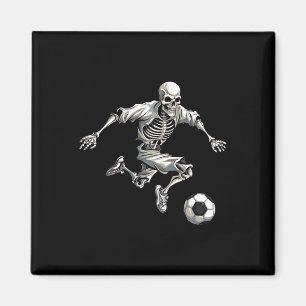 Imán Skeleton de fútbol jugando al fútbol Halloween Sku