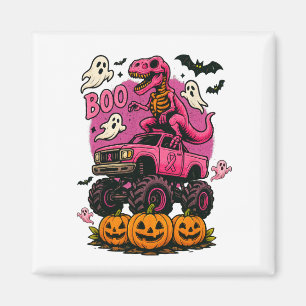 Imán Skeleton Dinosaur T Rex Riding Monster Breas