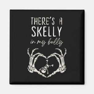 Imán Skeleton divertido hay Skelly en mi Belly embaraza