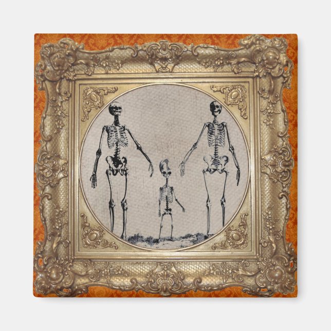 Imán Skeleton Family Magnet (Frente)