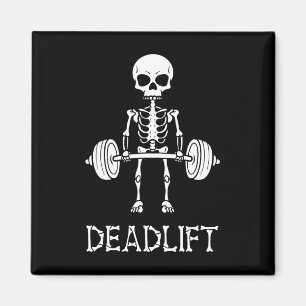 Imán Skeleton Gym Levantamiento de peso Fitness