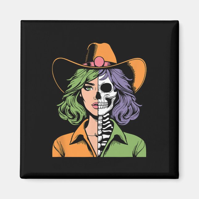 Imán Skeleton Halloween (Frente)