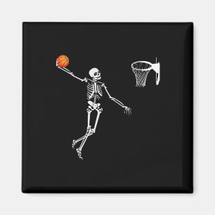 Imán Skeleton Halloween Art-dunking Skeleton