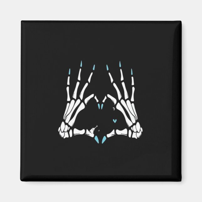 Imán Skeleton Halloween Classic (Frente)
