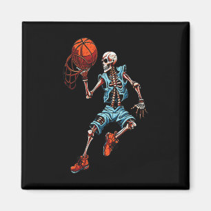 Imán Skeleton Halloween Spooky Dunke Skull Cos