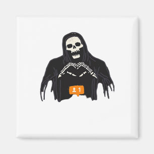 Imán Skeleton Hand Hearlower Classic