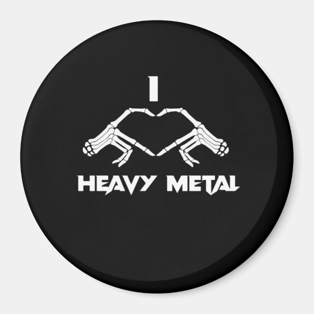 Imán Skeleton Hands Heart - Halloween divertida (Frente)