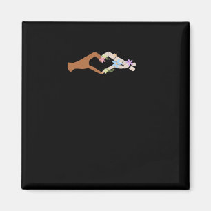 Imán Skeleton Hands Heart Show Basic