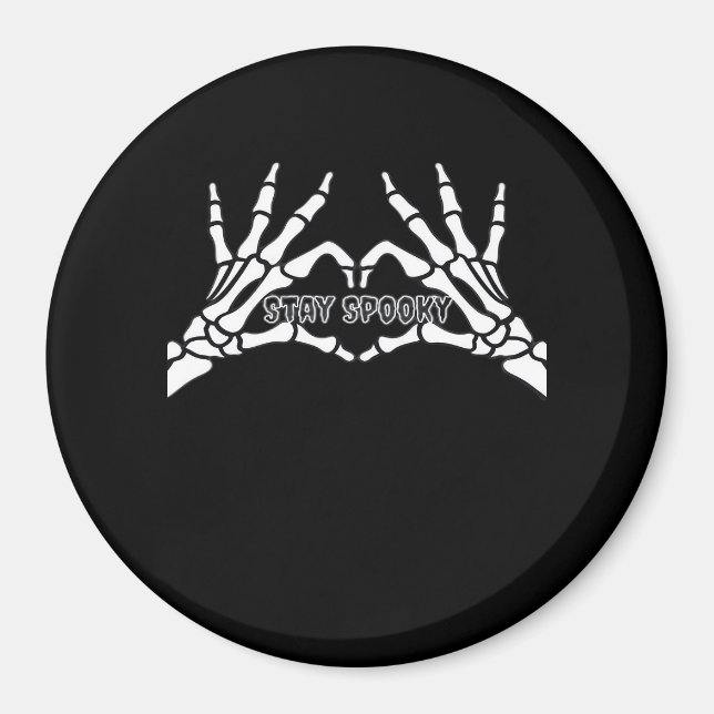 Imán Skeleton Heart And Hands Classic Design (Frente)