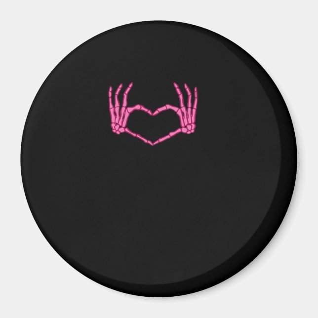 Imán Skeleton Heart Hands Classic (Frente)