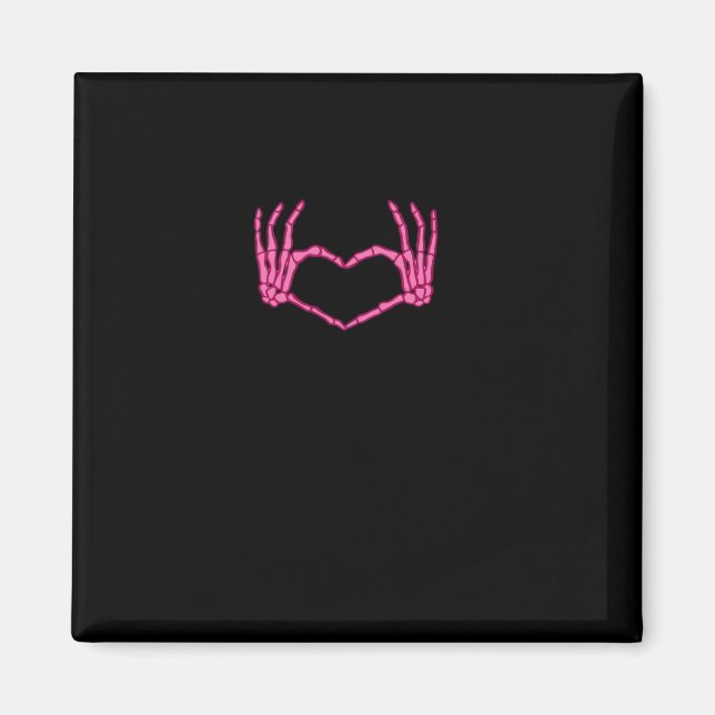 Imán Skeleton Heart Hands Classic (Frente)