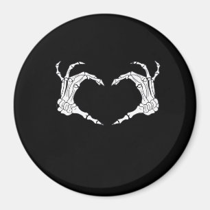 Imán Skeleton Heart Hands Classic