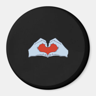 Imán Skeleton Heart Hands Classic & Basic Halloween