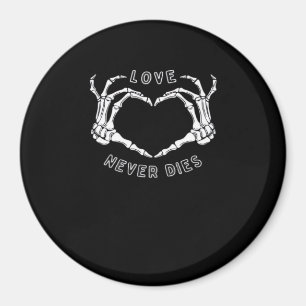 Imán Skeleton Heart Hands Funny y Classic
