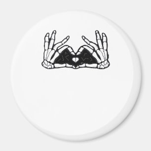 Imán Skeleton Manda La Idea De Un Corazón