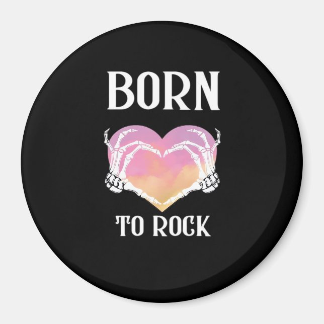 Imán Skeleton Manos Corazón Gráfico Para Clásico (Frente)