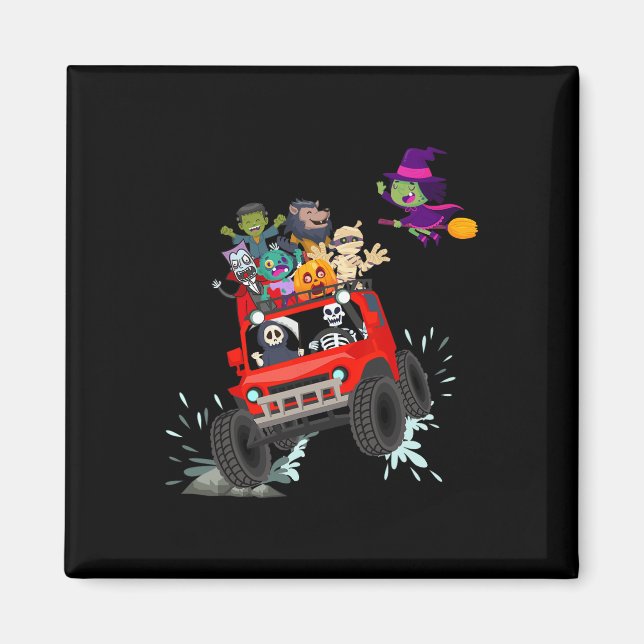 Imán Skeleton Mummy Vampire Zombie Monstruo (Frente)