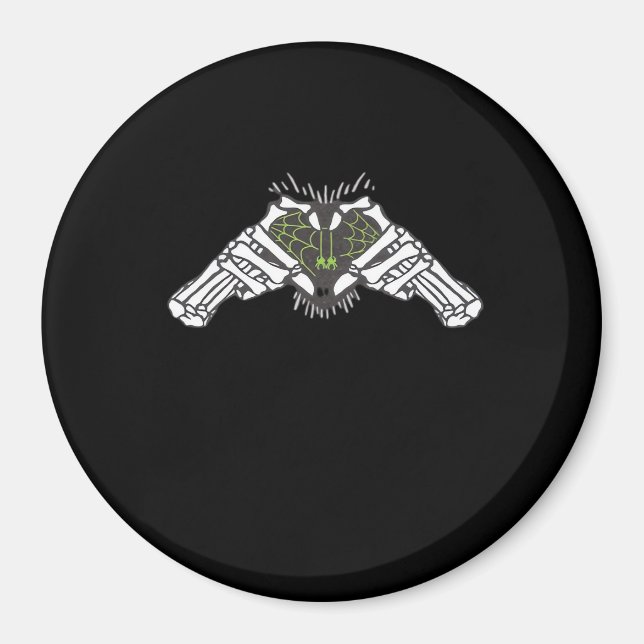 Imán Skeleton Spider Heart (Frente)