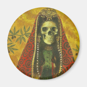 Imán Skeleton Witch Design