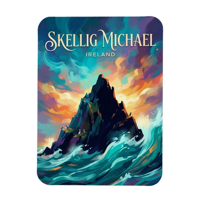 Imán Skellig Michael Irlanda (Vertical)