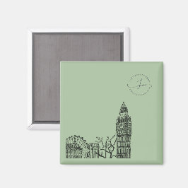 Imán Sketch de tonos de color de la parodia de Londres