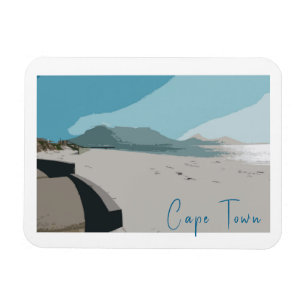 Imán Sketch oceánico de la montaña de la Mesa de Ciudad