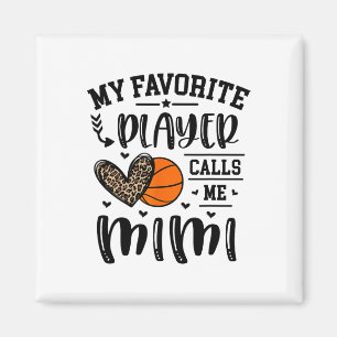 Imán Sketll Mi jugador favorito me llama Mimi Heart Gra