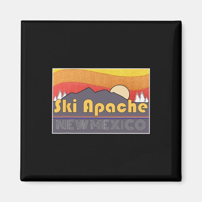 Imán Ski Apache Nuevo México  (Frente)