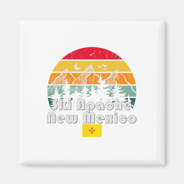 Imán Ski Apache Nuevo México (Frente)