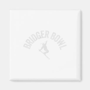 Imán Ski Bridger Bowl Vintage Esquí Guay Montana Skier