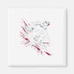 Imán Ski Freestyle Esquí Freeski Winter Extreme Sports