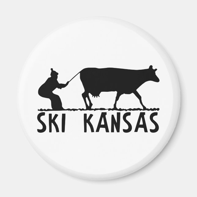 Imán Ski Kansas (Frente)