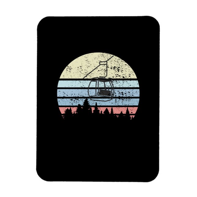 Imán Ski Lift Retro (Vertical)