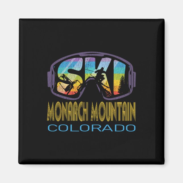 Imán Ski Monarch Mountain Colorado Skiing Vacation  (Frente)