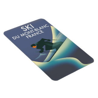 Imán Ski Mont Blanc Francia