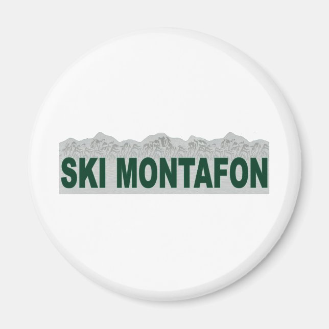 Imán Ski Montafon (Frente)