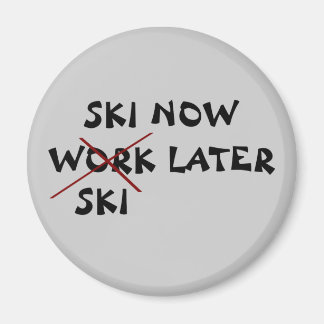 Imán Ski Now Ski después